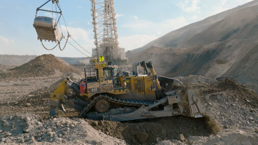 Cat D11 and D10 Bulldozers at Callide Mine