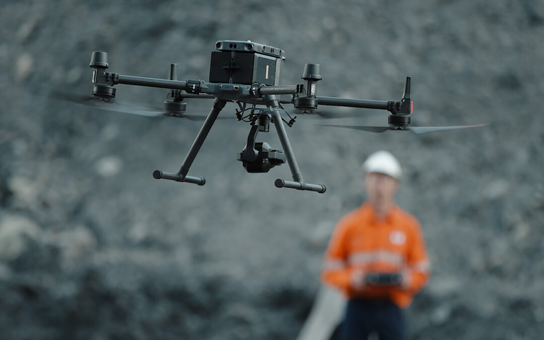 DJI M350 Drone at BMA Goonyella Riverside Mine